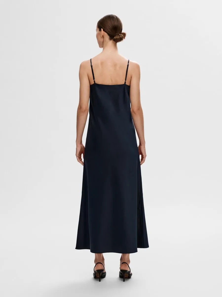 Selected Femme Lena Slip Maxi Dress - Dark Sapphire