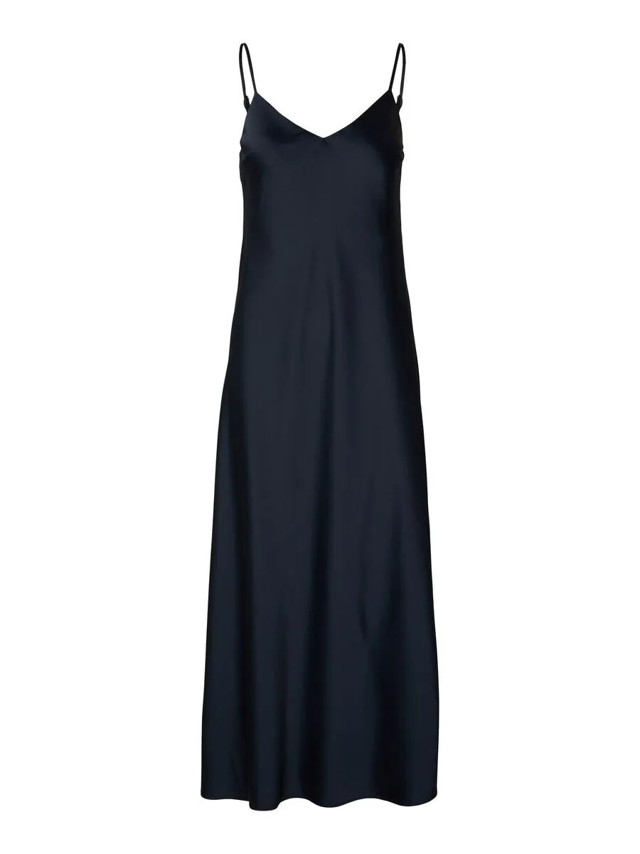 Selected Femme Lena Slip Maxi Dress - Dark Sapphire