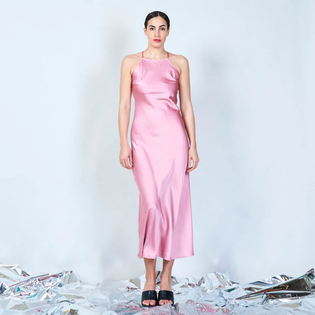 Silk slip maxi dress wholesale