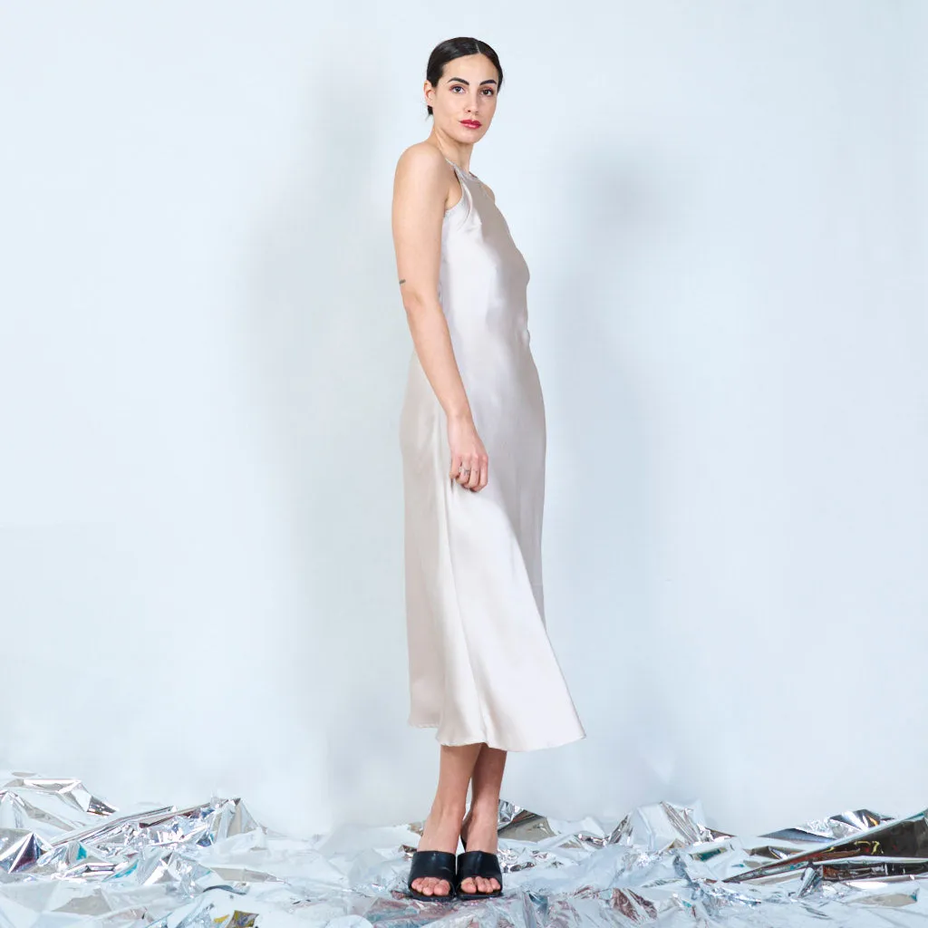 Silk slip maxi dress wholesale