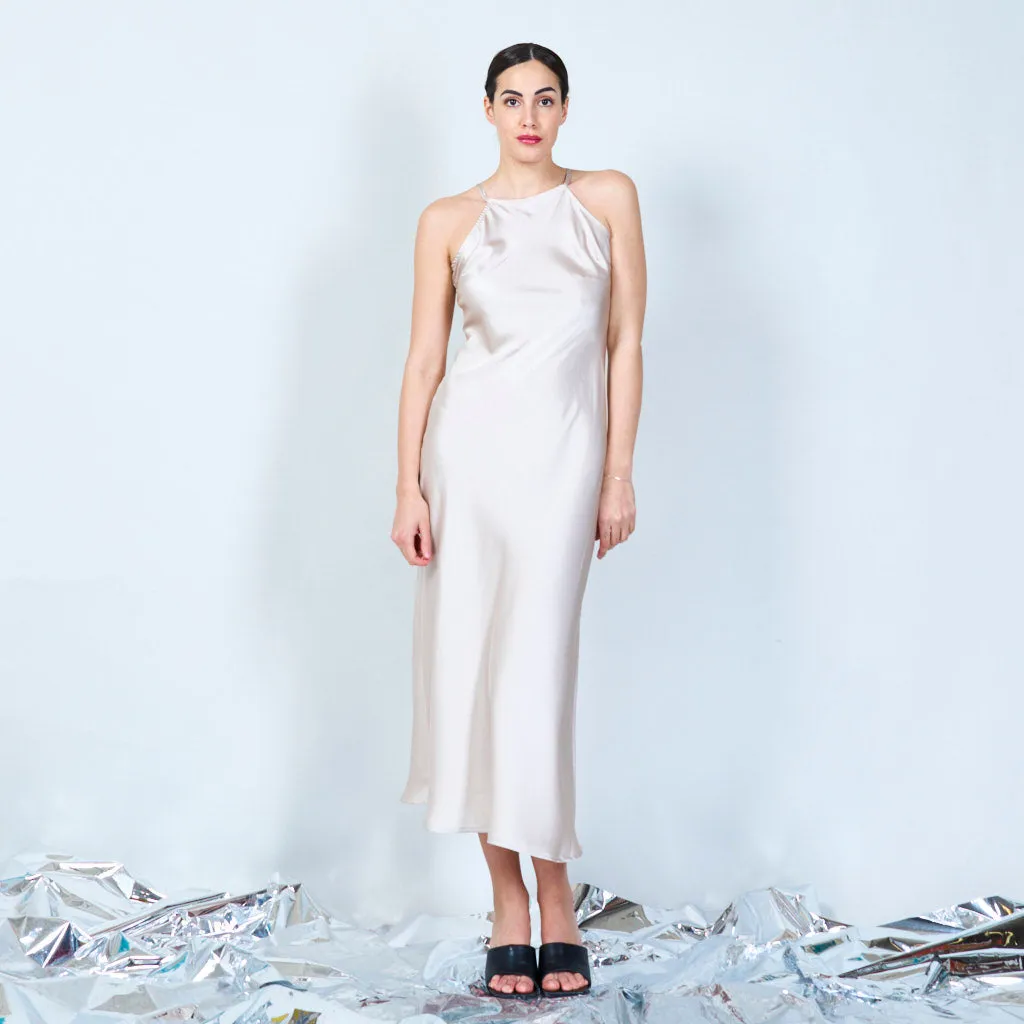 Silk slip maxi dress wholesale