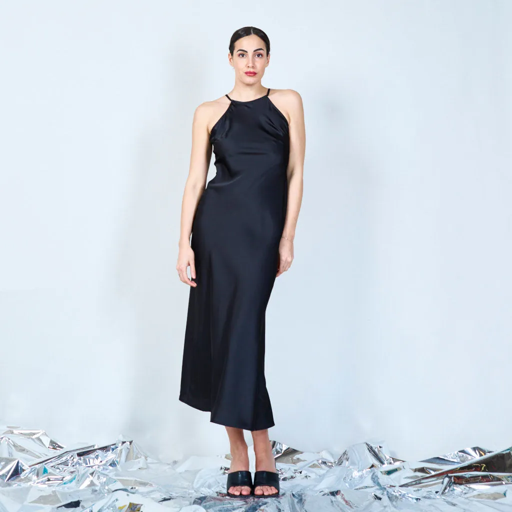 Silk slip maxi dress wholesale