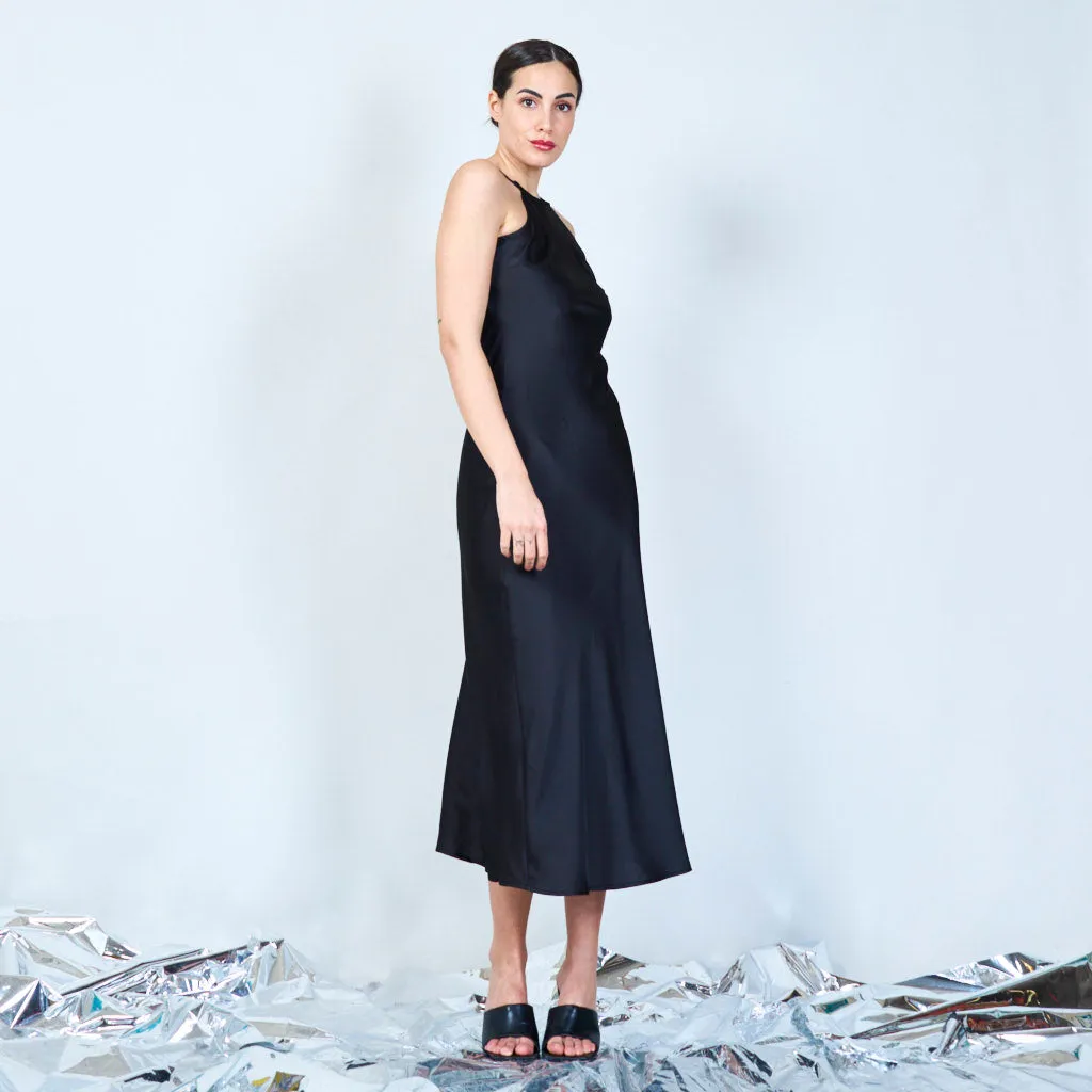 Silk slip maxi dress wholesale