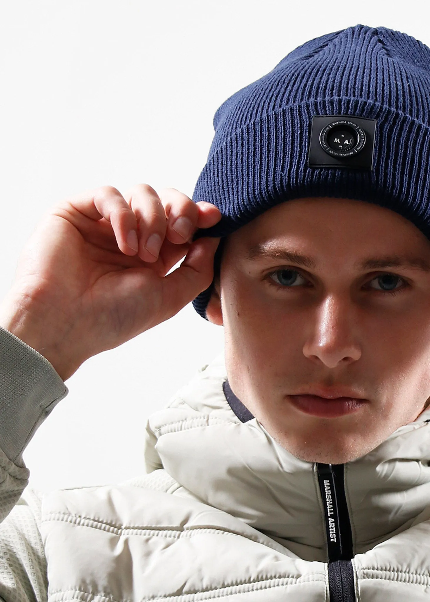 Siren knitted beanie - navy