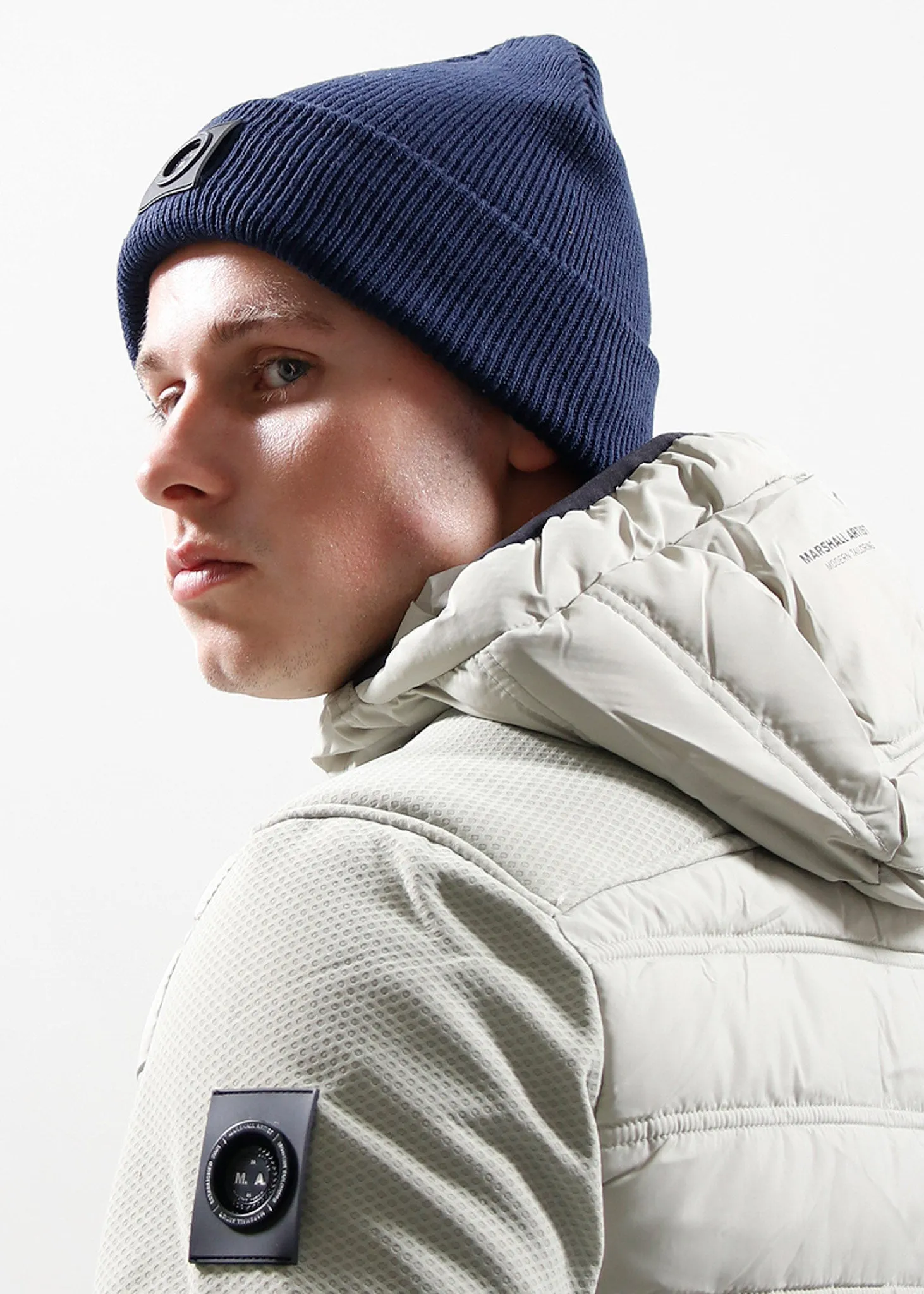 Siren knitted beanie - navy