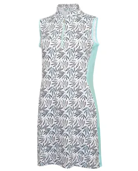 SIZE 10 - GREEN LAMB Nikki Sleeveless Dress 020 Botanical