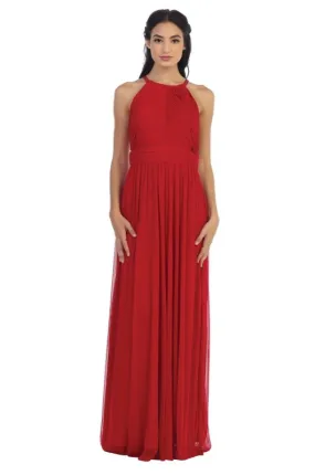 Size L Eva 3281 Red Bridesmaid Dress