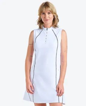 SIZE S - NIVO Ally Sleeveless Dress 686 White