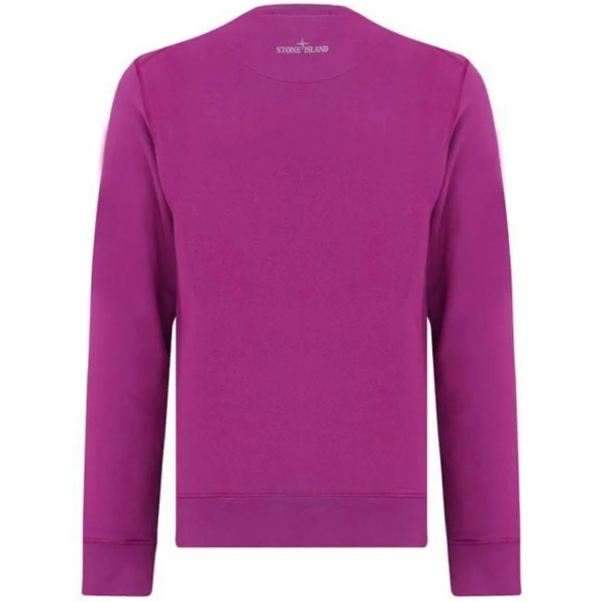 Stone Island Purple Large Logo Sweatshirt
