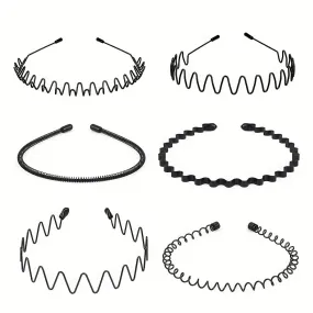 Stylish NonSlip Metal Headbands for Men and Women