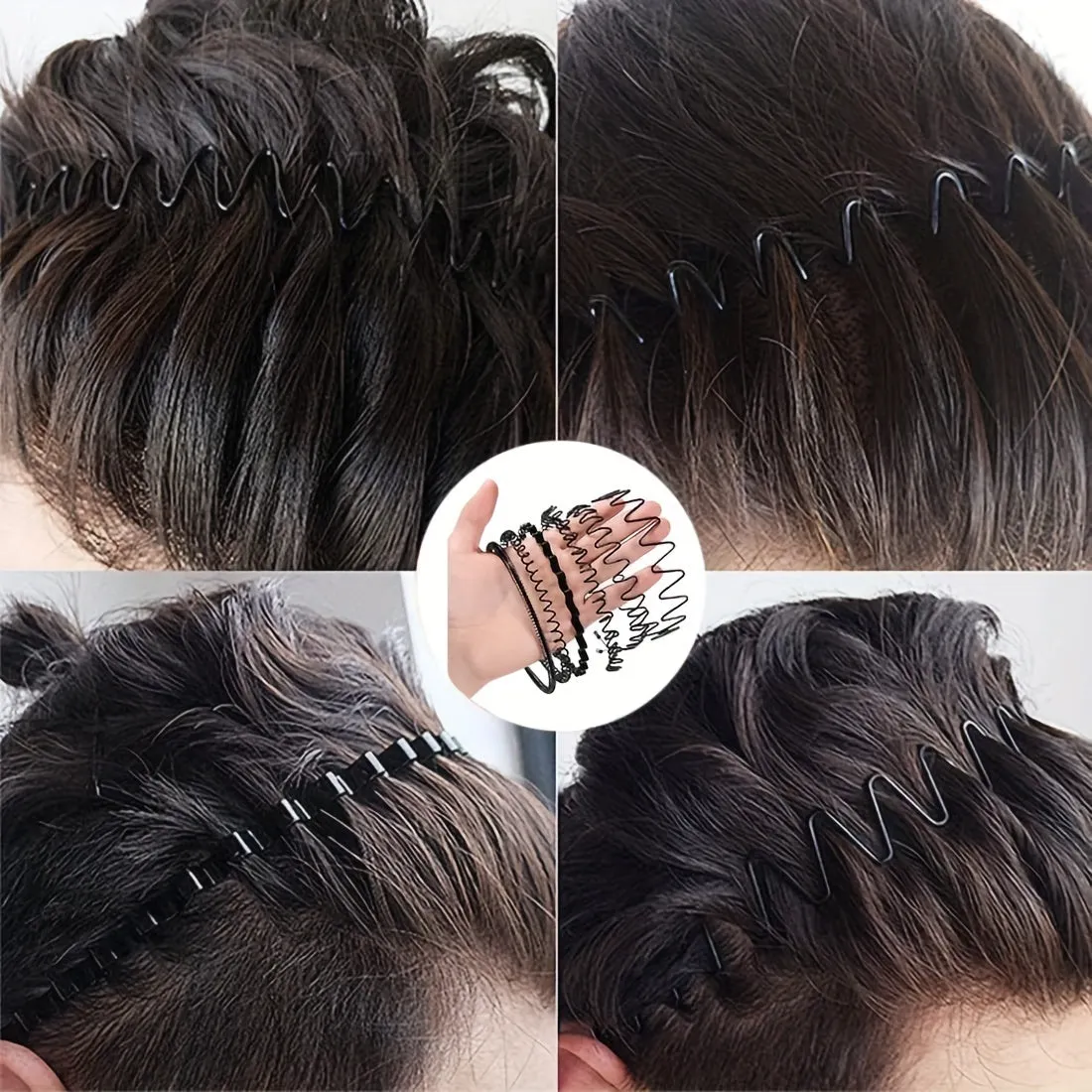 Stylish NonSlip Metal Headbands for Men and Women
