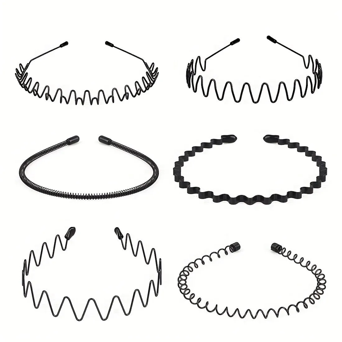 Stylish NonSlip Metal Headbands for Men and Women