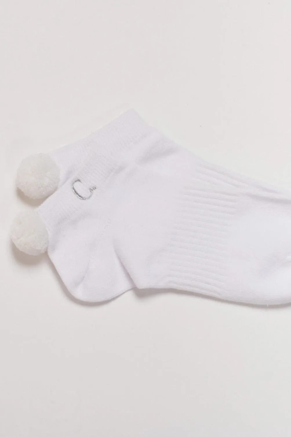 Sydney Sock 3 Pack | White Pom Pom