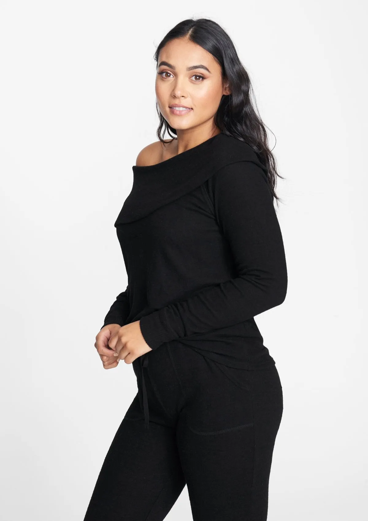 Tall Super Soft Cowl Neck Pullover