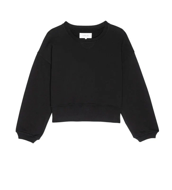 The Great - League Sweatshirt in Black