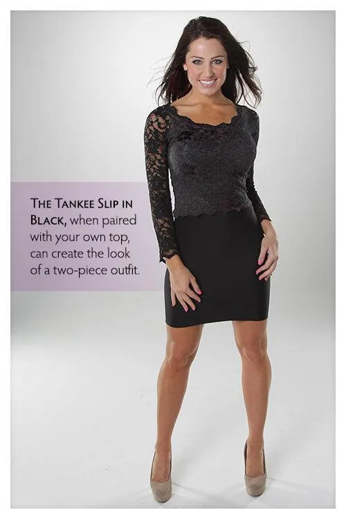 The Tankee Slip with Built-in Foam Bra and Adjustable Straps