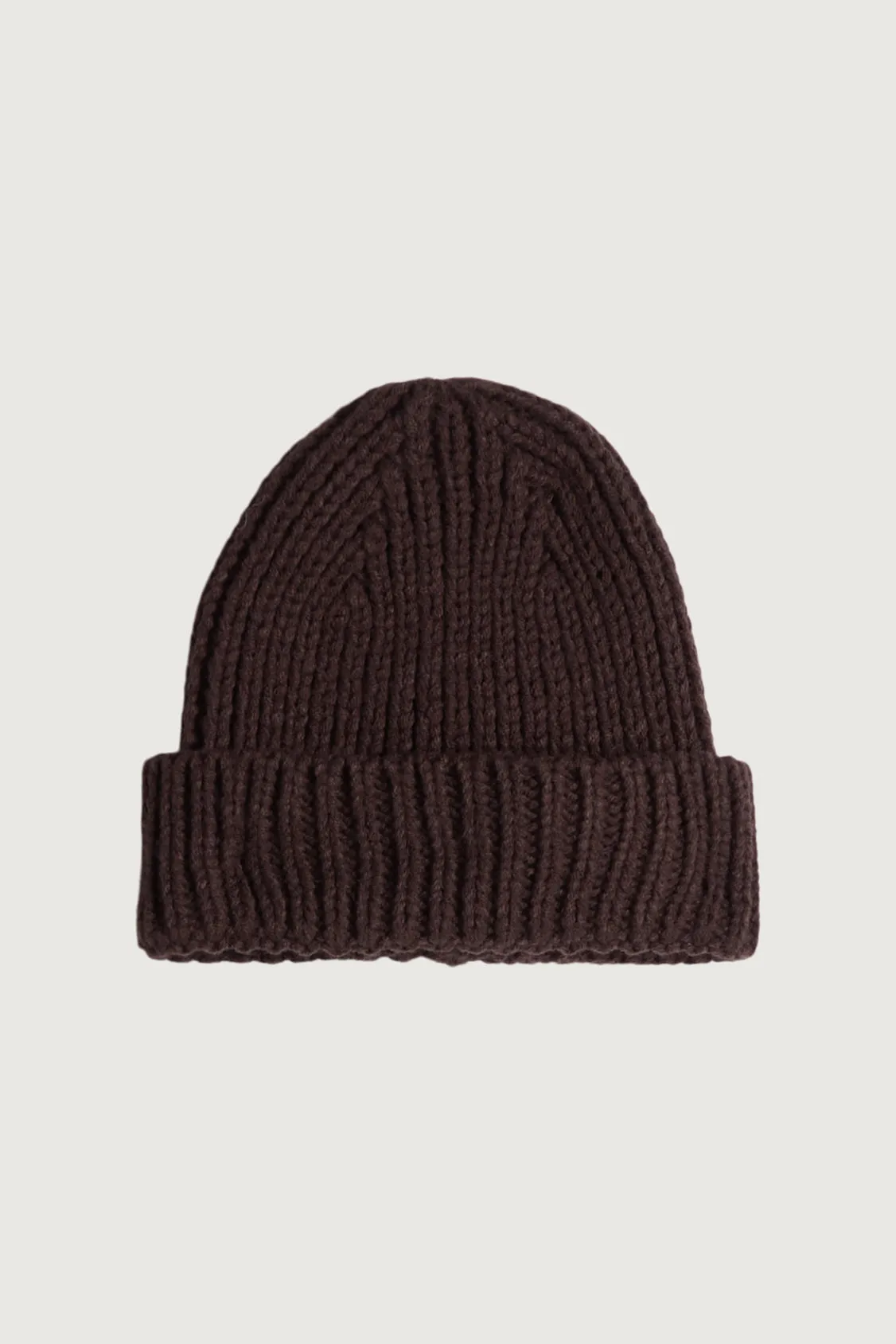 THICK RIBBED BEANIE