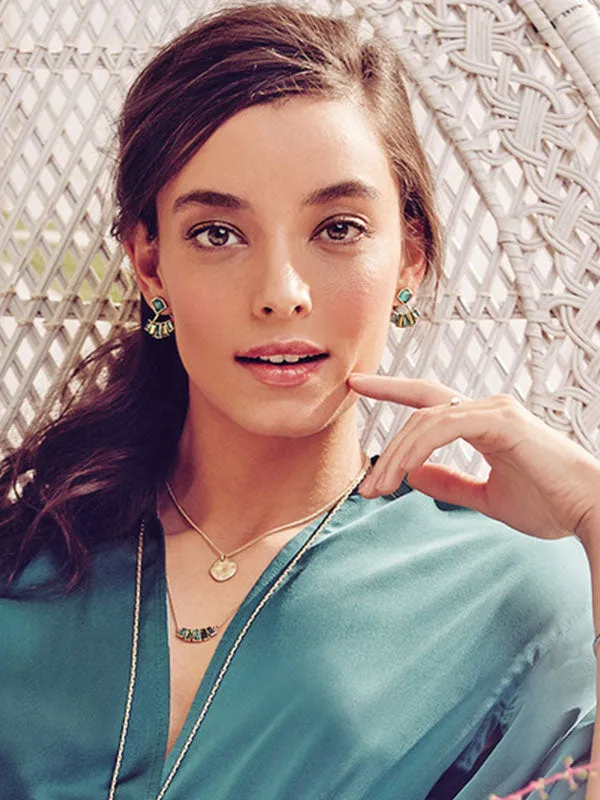 Three-layer Green Necklace