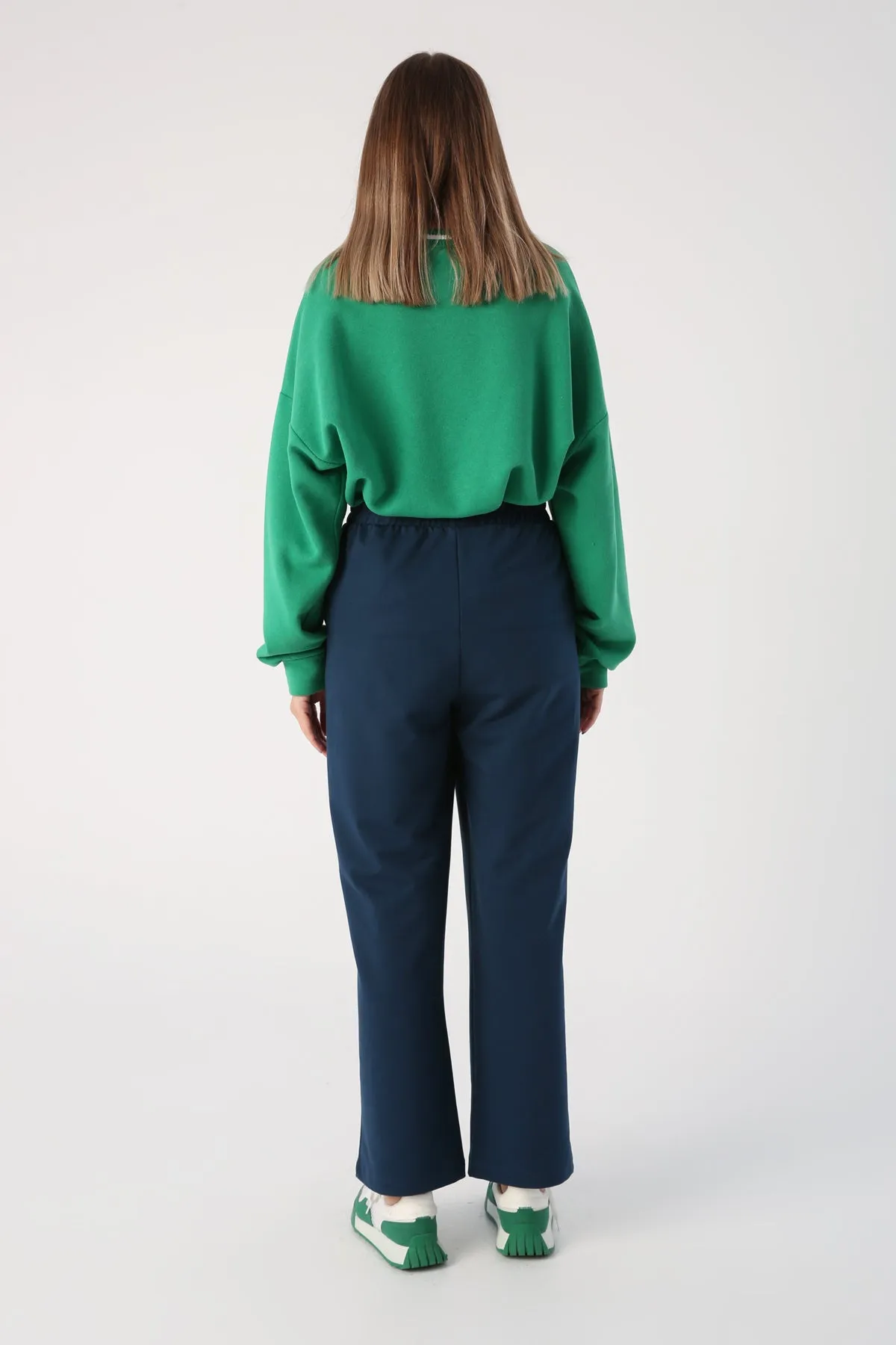 TLD Women Allday Village Indigo Plus Size Elastic Sweatpants - Évreux