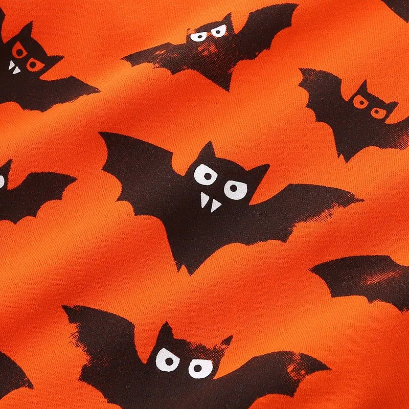 Toddler/Kid Boy's Cartoon Bat Print Design Sweatshirt