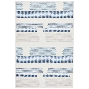 Tread Lightly Navy Machine Washable Rug