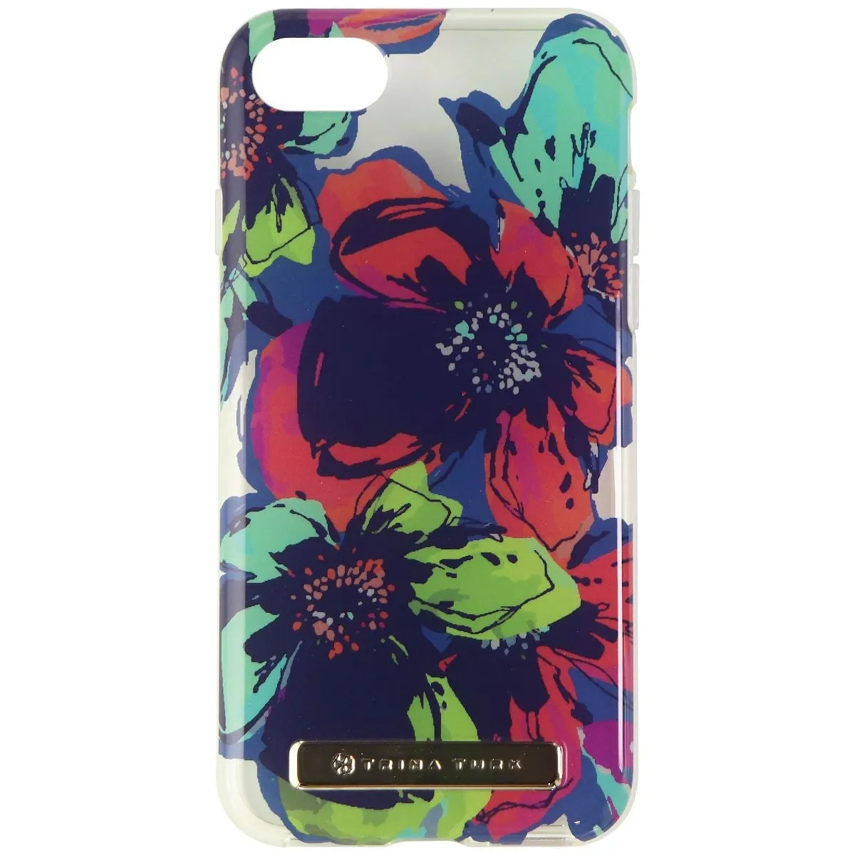 Trina Turk Translucent Hard Case for Apple iPhone 7 - Art School Floral / Clear