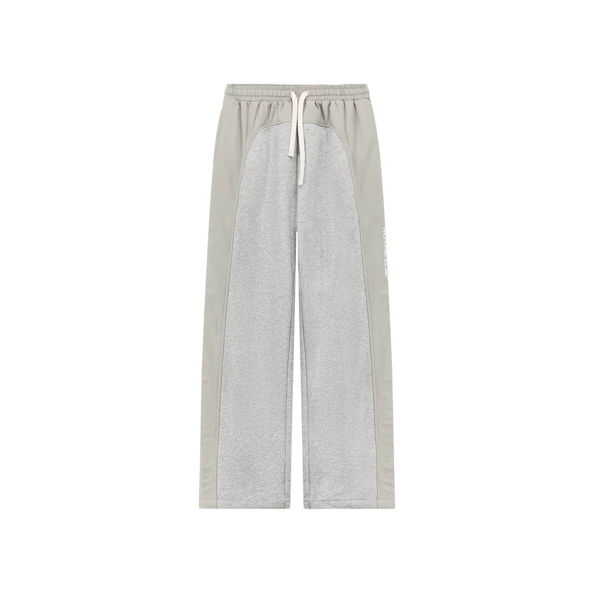 Two Toned String Wide Sweatpants