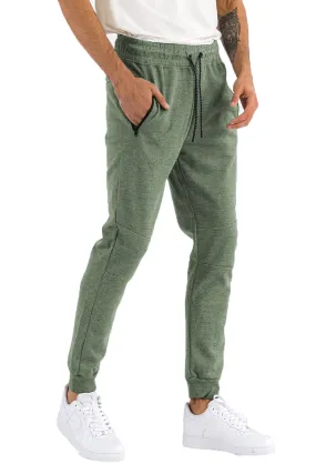 Urban Comfort Men's Heathered Cotton-Blend Sweatpants