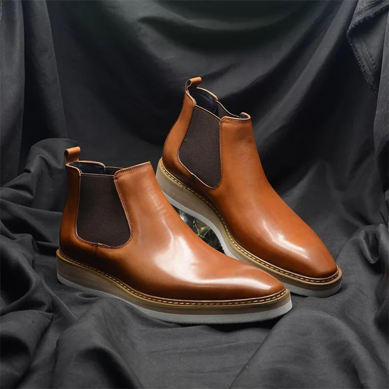 Veltique Elegant Slip-On Boots