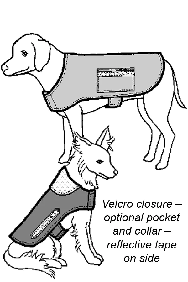 Warm & Dry Dog Coat PDF Pattern - 553 - The Green Pepper Patterns