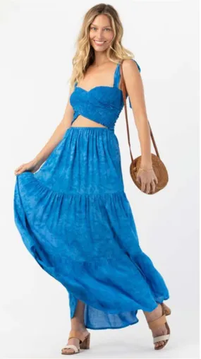 Waverly Maxi Dress Batik Salt Pacific