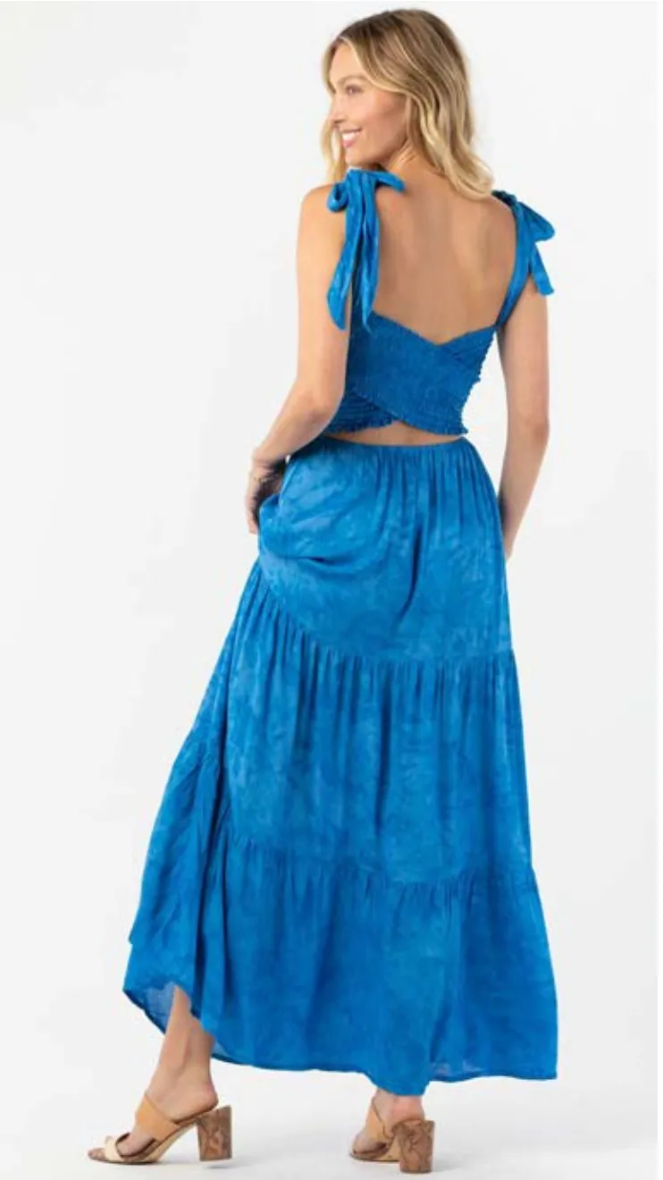 Waverly Maxi Dress Batik Salt Pacific