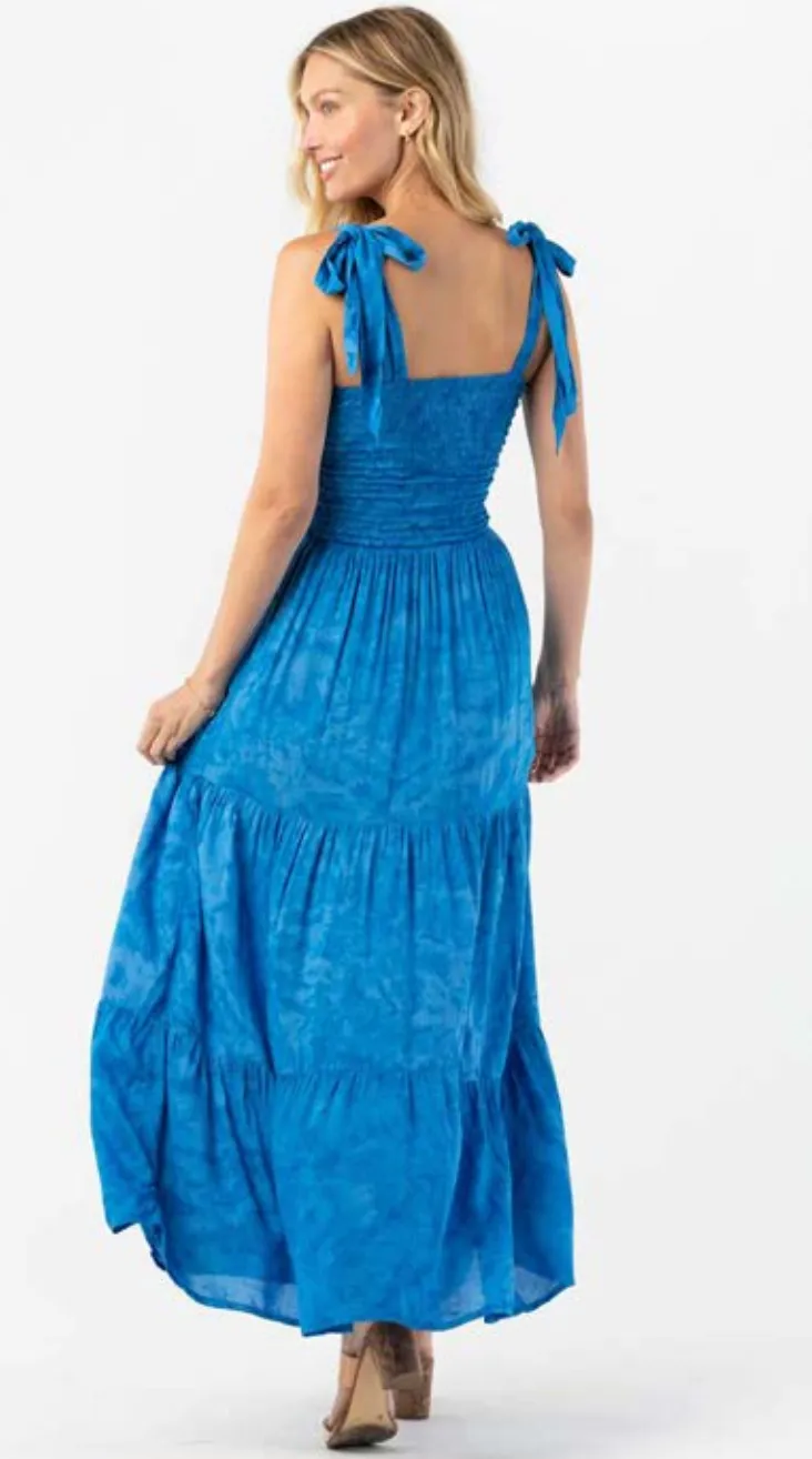 Waverly Maxi Dress Batik Salt Pacific