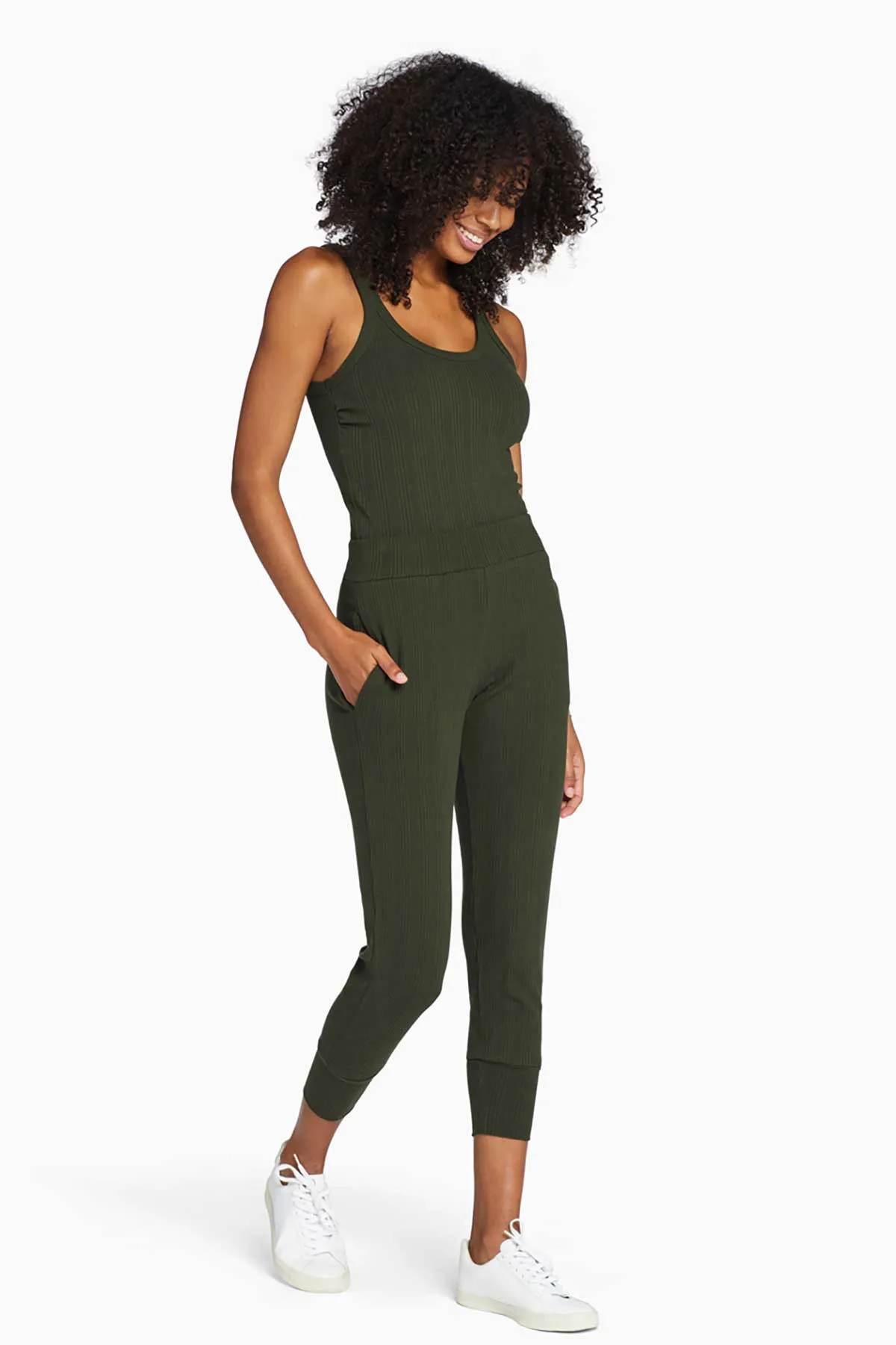 West Pant - Forest Organic Rib