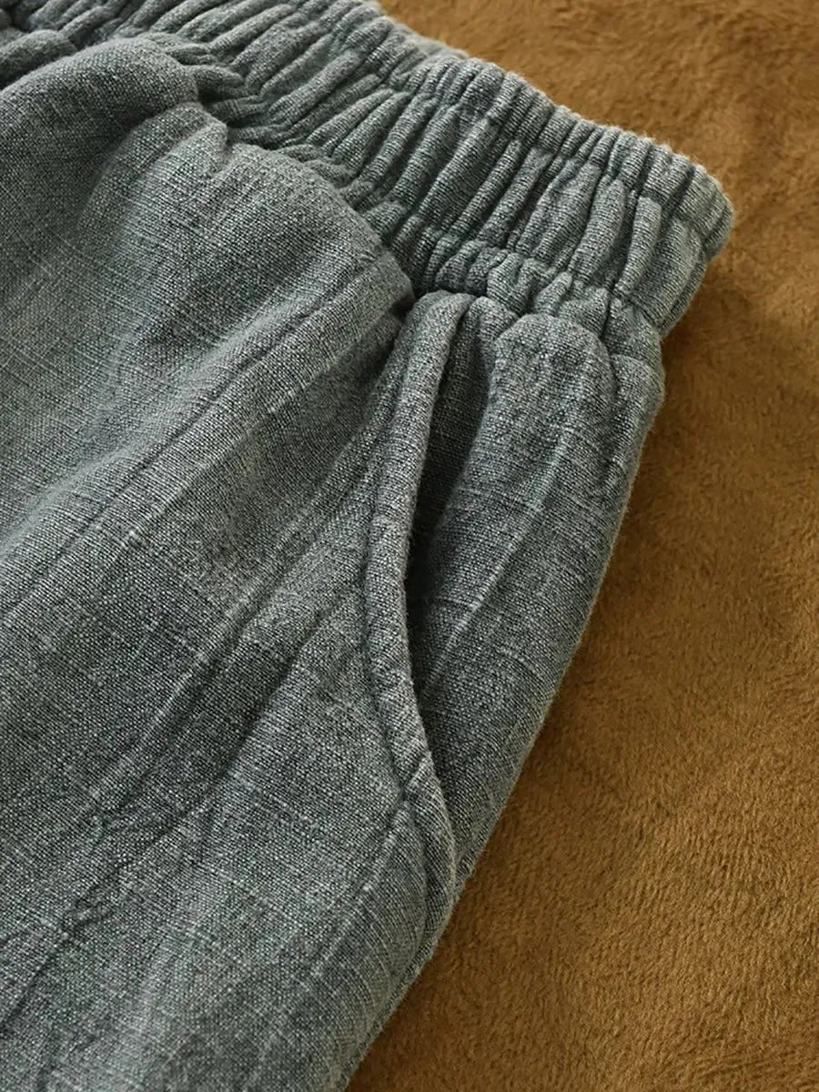 Women Tie-dye Fleece-lined Harem Pants