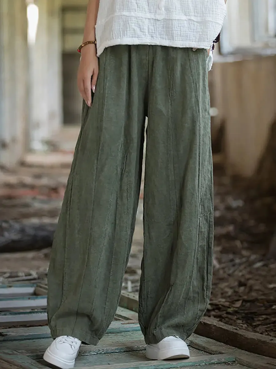 Women Tie-dye Fleece-lined Harem Pants