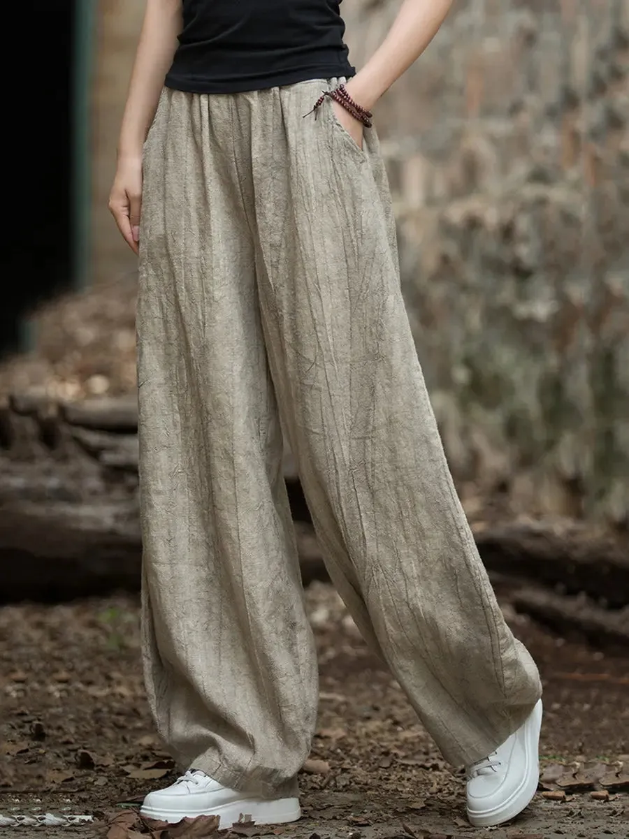 Women Tie-dye Fleece-lined Harem Pants