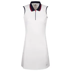 Womens America SL Dress White - SS23