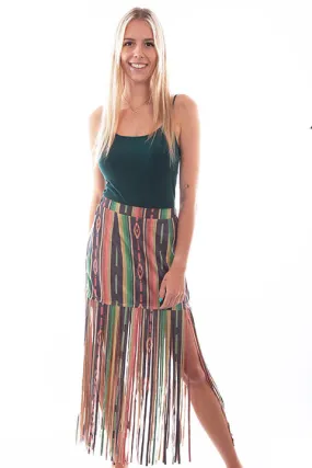Women's Honey Creek Collection Skirt: Serape With Fringe