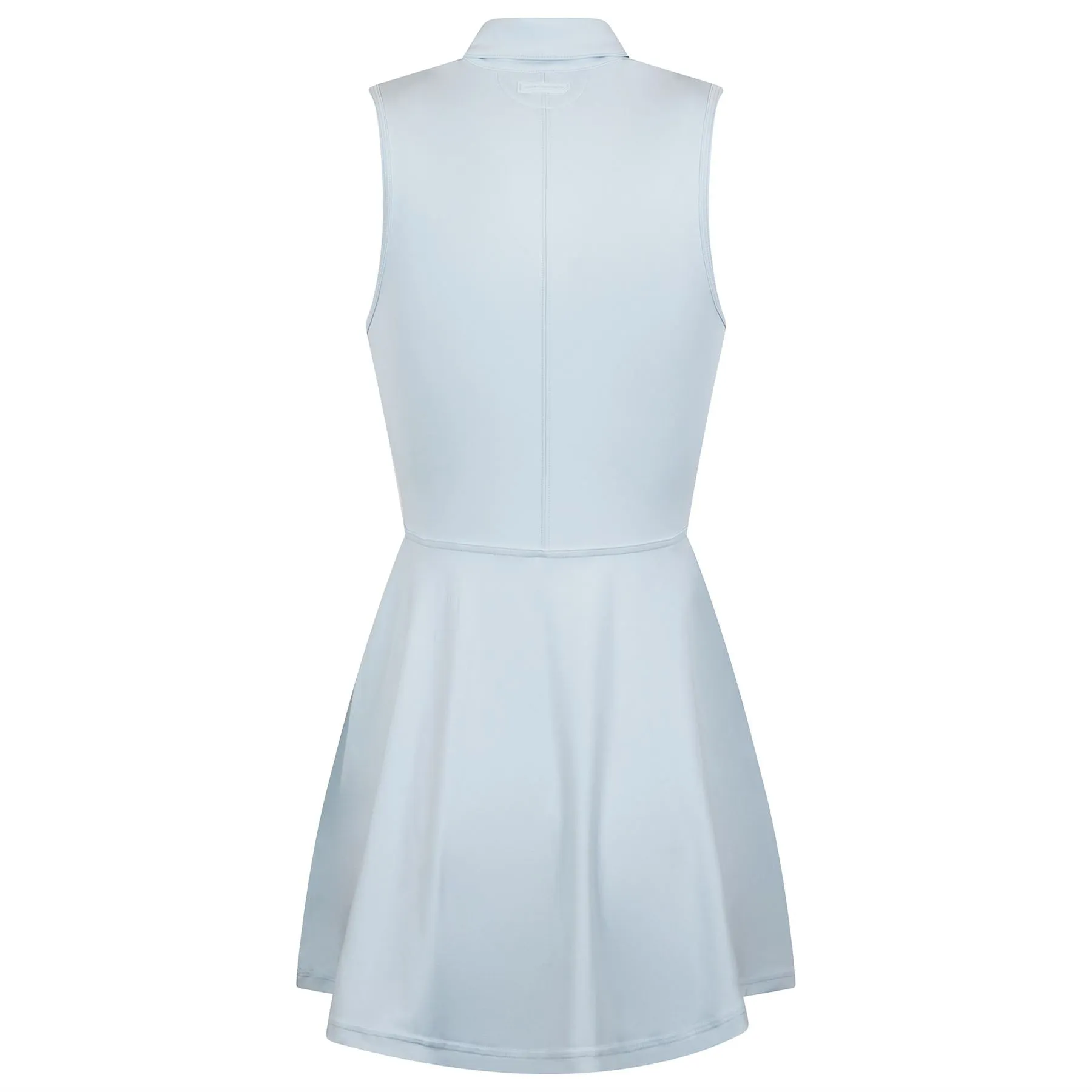 Womens Moveknit Sleeveless Zip Dress 2.0 Heather Baby Blue - AW24
