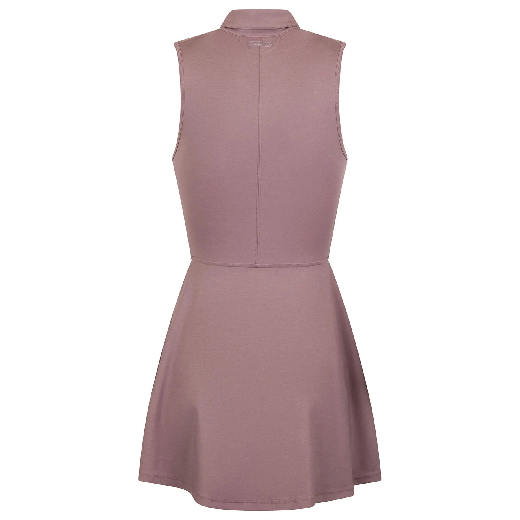 Womens Moveknit Sleeveless Zip Dress 2.0 Heather Moonscape - AW24