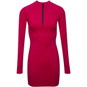 Womens Nova Mock Neck Dress Scarlett