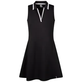 Womens Sleeveless Dress Black - AW24