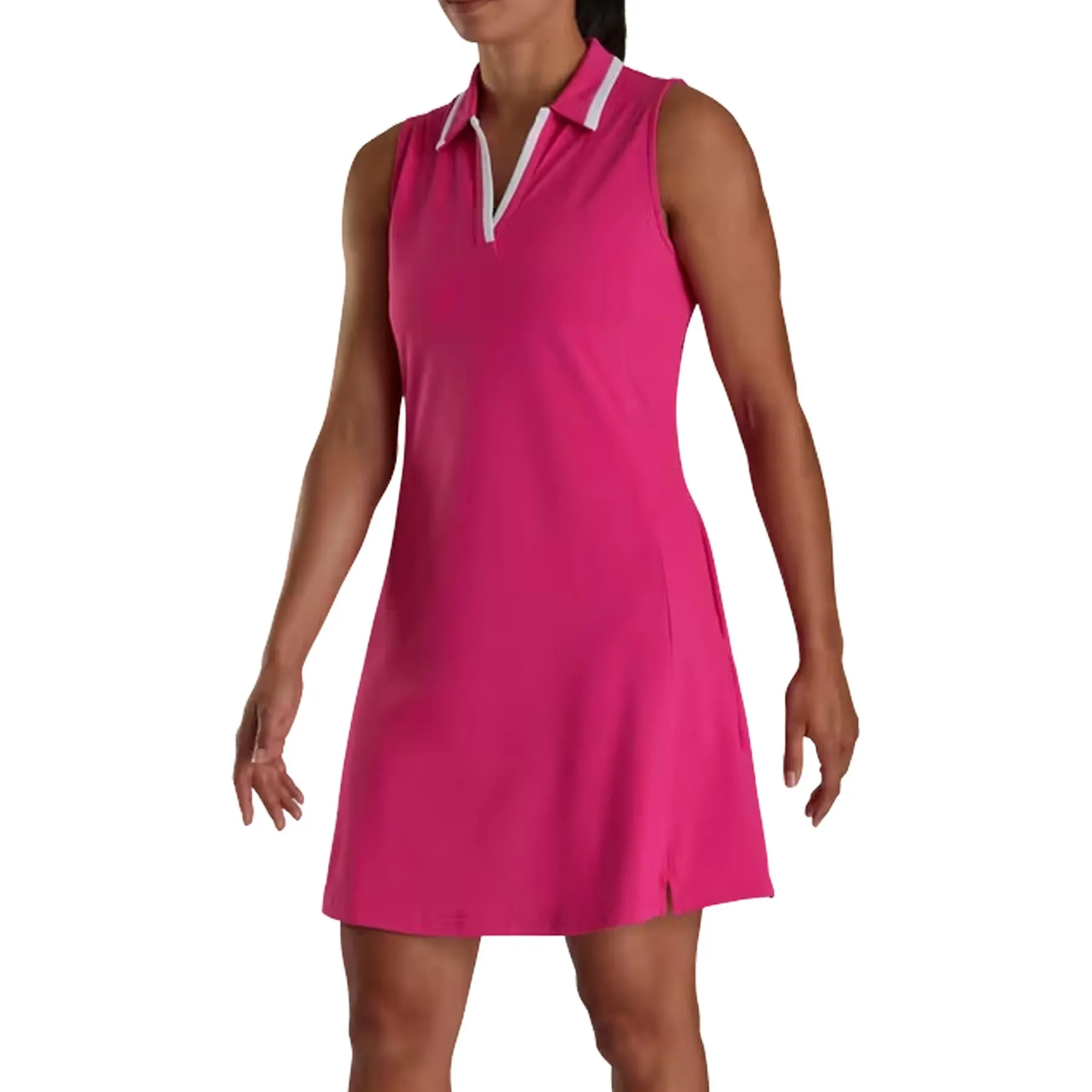 Womens Sleeveless Dress Pink - AW24